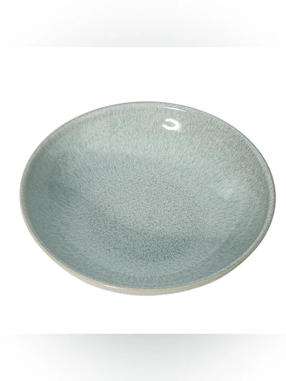 Barcela Portugal Reactive Glaze Pottery Pasta Serving Bowl Celadon Green BA73